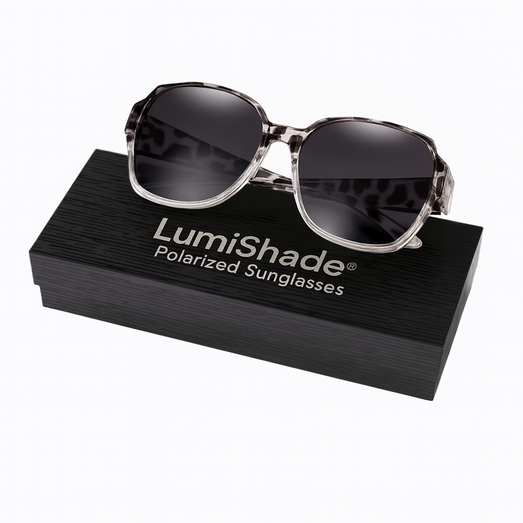 LumiShade® Leopard – Polarised Overlay Sunglasses